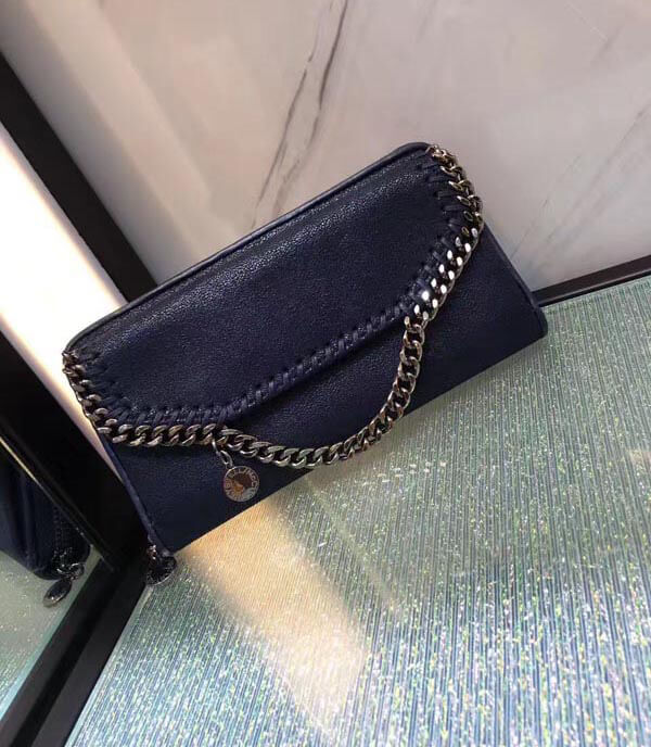 2017AW 人気ファラベラ Stella McCartney ステラマッカートニー コピー☆長財布“Blue”391835W9136